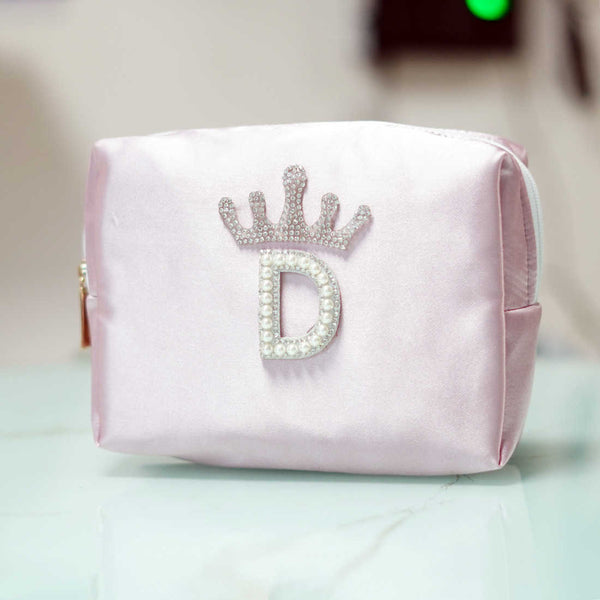 Pink Dazzle Personalised Pouch - Uncommongifts.in